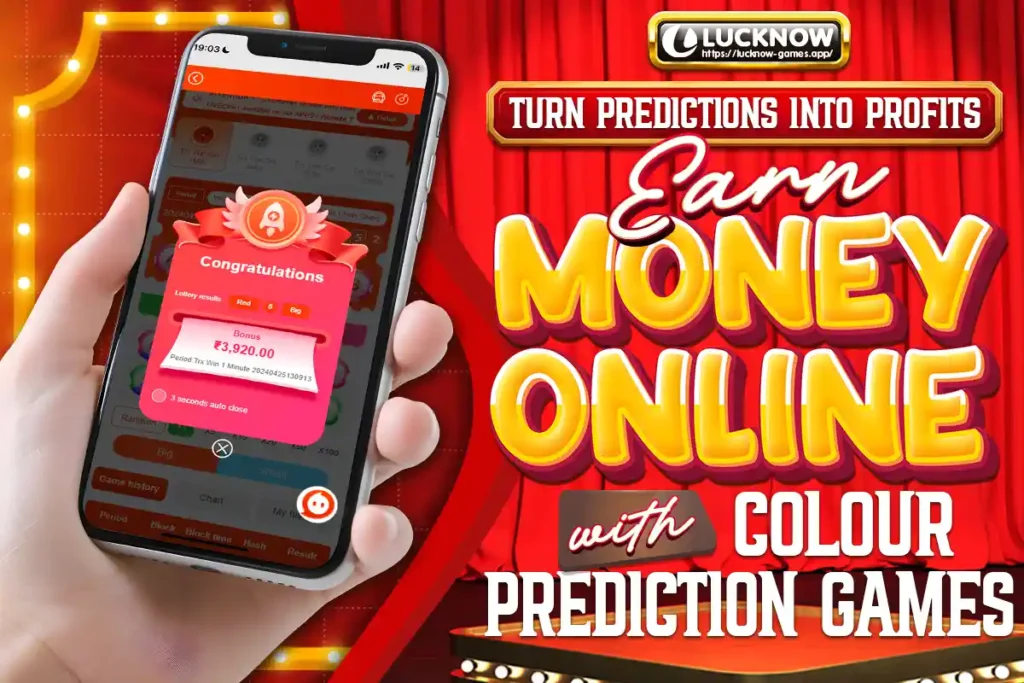 earn money online with colour prediction games